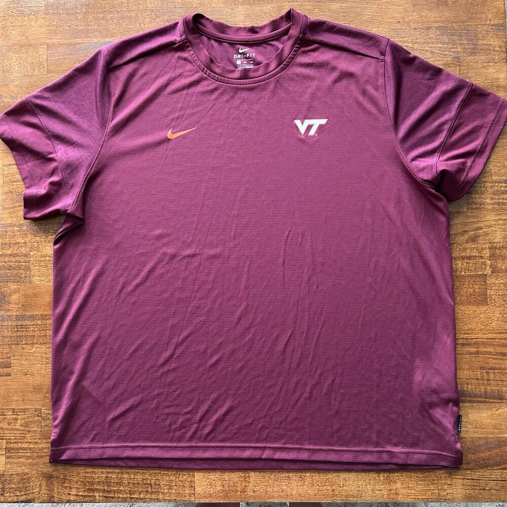 Virginia Tech Nike dry fit T-shirt men’s size 3 XL​